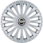 AutoHelix MSA Set 4 Capace Roti, potrivite jantelor de R14, pentru Nissan, model dino cromat (15003)