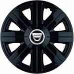 AutoHelix MSA Set 4 Capace Roti, potrivite jantelor de R14, pentru Dacia, model Cosmos Negru (13533)