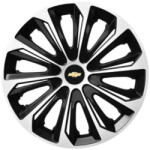 AutoHelix MSA Set 4 capace roti Extra strong silver R15 Compatibil Cu Chevrolet (6781)