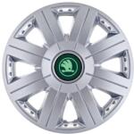 AutoHelix MSA Set 4 Capace Roti Autohelix MSA® potrivite jantelor de 14 inch, pentru Skoda Verde model Cosmos Gray (18902)
