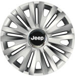 AutoHelix MSA Set 4 capace roti Cu Inel Cromat Royal R14 Compatibil Cu Jeep (8024)