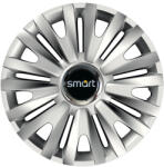 AutoHelix MSA Set 4 capace roti Cu Inel Cromat Royal R15 Compatibil Cu Smart (8073)
