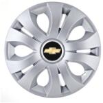 AutoHelix MSA Set 4 Capace Roti, potrivite jantelor de R16, Compatibil Cu Chevrolet, model top crom (14667)