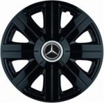 AutoHelix MSA Set 4 Capace Roti, potrivite jantelor de R14, pentru Mercedes-Benz, model Cosmos Negru (13556)