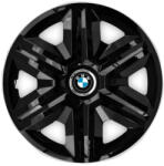 AutoHelix MSA Set 4 capace roti Hubcaps fast black R15 Compatibil Cu BMW (6877)