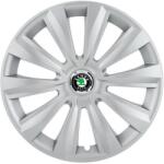 AutoHelix MSA Set 4 Capace Roti, potrivite jantelor de R16, pentru Skoda, model delta cromat (14015)