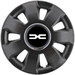 AutoHelix MSA Set 4 Capace Roti potrivite jantelor de 16 inch, pentru Dacia Nou model Ares Black (18494)
