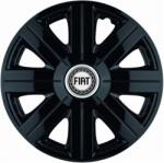 AutoHelix MSA Set 4 Capace Roti, potrivite jantelor de R14, pentru Fiat, model Cosmos Negru (13537)
