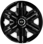 AutoHelix MSA Set 4 capace roti hubcaps fast black R15 Compatibil Cu Mini Cooper (6920)