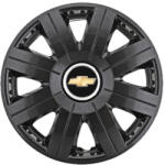AutoHelix MSA Set 4 capace roti Cosmos Negru R15, pentru gama auto Chevrolet (3825)