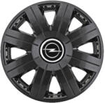 AutoHelix MSA Set 4 Capace Roti 15 inchi (R15) Cosmos Negru, Compatibile cu Opel (3842)