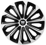 AutoHelix MSA Set 4 capace roti Extra strong silver R15 Compatibil Cu Dacia (6788)