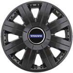 AutoHelix MSA Set 4 Capace Roti 15 inchi (R15) Cosmos Negru, Compatibile cu Volvo (3853)