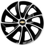 AutoHelix MSA Set 4 Capace Roti potrivite jantelor de R16 inch, pentru Chevrolet, model Stig Extra Black & White (17643)