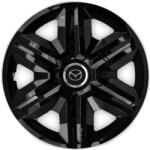 AutoHelix MSA Set 4 capace roti Hubcaps Fast black R15 Compatibil Cu Mazda (6914)
