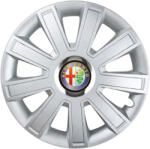 AutoHelix MSA Set 4 Capace Roti, potrivite jantelor de R16, pentru Alfa Romeo, model flash cromat (12986)