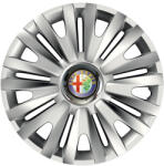 AutoHelix MSA Set 4 capace roti Cu Inel Cromat Royal R15 Compatibil Cu Alfa Romeo (7995)