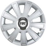 AutoHelix MSA Set 4 Capace Roti, potrivite jantelor de R16, pentru Fiat, model flash cromat (13008)