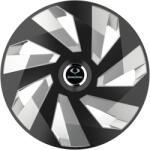 AutoHelix MSA Set 4 Capace Roti, potrivite jantelor de R15, pentru SsangYoung, model vector black and silver (12967)