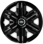 AutoHelix MSA Set 4 capace roti hubcaps fast black R15 Compatibil Cu Land Rover (6911)