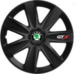 AutoHelix MSA Set 4 Capace Roti GTX Negru Carbon Skoda, R16 (GTX21)