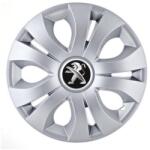 AutoHelix MSA Set 4 Capace Roti 16 inchi (R16), Compatibil Cu Peugeot, model Top Gri (17952)