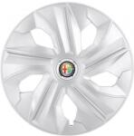AutoHelix MSA Set 4 Capace Roti, potrivite jantelor de R16, pentru Alfa Romeo, model luna cromat (13819)
