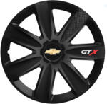 AutoHelix MSA Set 4 Capace Roti GTX Carbon Negru R14, Pentru Chevrolet (GTX41)