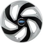 AutoHelix MSA Set 4 capace roti Rex Gri-Negru R16 Compatibil Cu Ford (3012)