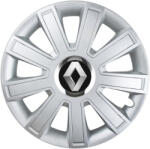 AutoHelix MSA Set 4 Capace Roti, potrivite jantelor de R16, pentru Renault, model flash cromat (13053)