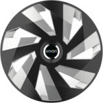 AutoHelix MSA Set 4 Capace Roti, potrivite jantelor de R15, pentru Smart, model vector black and silver (12964)