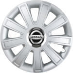 AutoHelix MSA Set 4 Capace Roti, potrivite jantelor de R16, pentru Nissan, model flash cromat (13044)