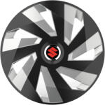 AutoHelix MSA Set 4 Capace Roti, potrivite jantelor de R16, pentru Suzuki, model vector black and silver (12974)