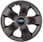 AutoHelix MSA Set 4 Capace Roti 15 inchi (R15) Bis Negru, Compatibile Cu Ford (3300)