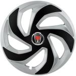 AutoHelix MSA Set 4 capace roti Rex Gri-Negru R16 Compatibil Cu Range Rover (3093-3093)
