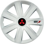AutoHelix MSA Set 4 Capace Roti GTX Alb R15, Compatibil Cu Mitsubishi (GTXA31)