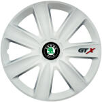 AutoHelix MSA Set 4 Capace Roti GTX Alb R16, Compatibil Cu Skoda (GTXA46)