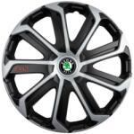 AutoHelix MSA Set 4 Capace Roti Evo Gri-Negru R15, pentru SKODA (23183)