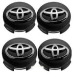 AutoHelix MSA Set 4 Capace Jante Aliaj Toyota 62MM, Negru (TOY62MMN)