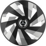 AutoHelix MSA Set 4 Capace Roti, potrivite jantelor de R16, pentru Mercedes-Benz, model vector black and silver (12935)
