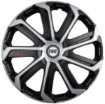 AutoHelix MSA Set 4 Capace Roti Evo Gri-Negru R15, pentru FIAT (23129)