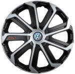 AutoHelix MSA Set 4 Capace Roti Evo Gri-Negru R15, pentru Volkswagen (23201)