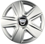 AutoHelix MSA Set 4 capace roti Cu Inel Cromat Esprit R16 Compatibil Cu Dacia (7649)