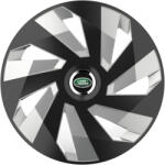 AutoHelix MSA Set 4 Capace Roti, potrivite jantelor de R15, pentru Land Rover, model vector black and silver (12922)
