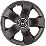 AutoHelix MSA Set 4 Capace Roti 16 inchi (R16) Bis Negru, Compatibile Cu Honda (3314)