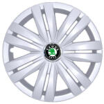 AutoHelix MSA Set 4 Capace Roti R16, Potrivite Jantelor de 16 inch, Pentru Skoda, Model 427 (12547)