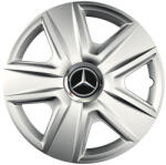 AutoHelix MSA Set 4 capace roti Cu Inel Cromat Esprit R16 Compatibil Cu Mercedes (7682)