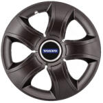 AutoHelix MSA Set 4 Capace Roti 14 inchi (R14) Bis Negru, Compatibile Cu Volvo (3438)