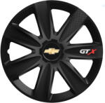 AutoHelix MSA Set 4 Capace Roti GTX Carbon Negru R16, Pentru Chevrolet (GTX43)