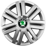 AUTO HELIX MSA Set 4 Capace Roti 14 inchi (R14) Compatibile Cu Skoda, Model - 203 (203Skoda)